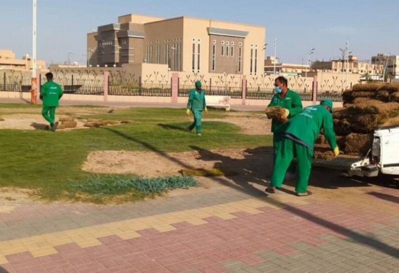 بلدية رنية تعيد تأهيل حديق النخيل لتعزيز جودة الحياة