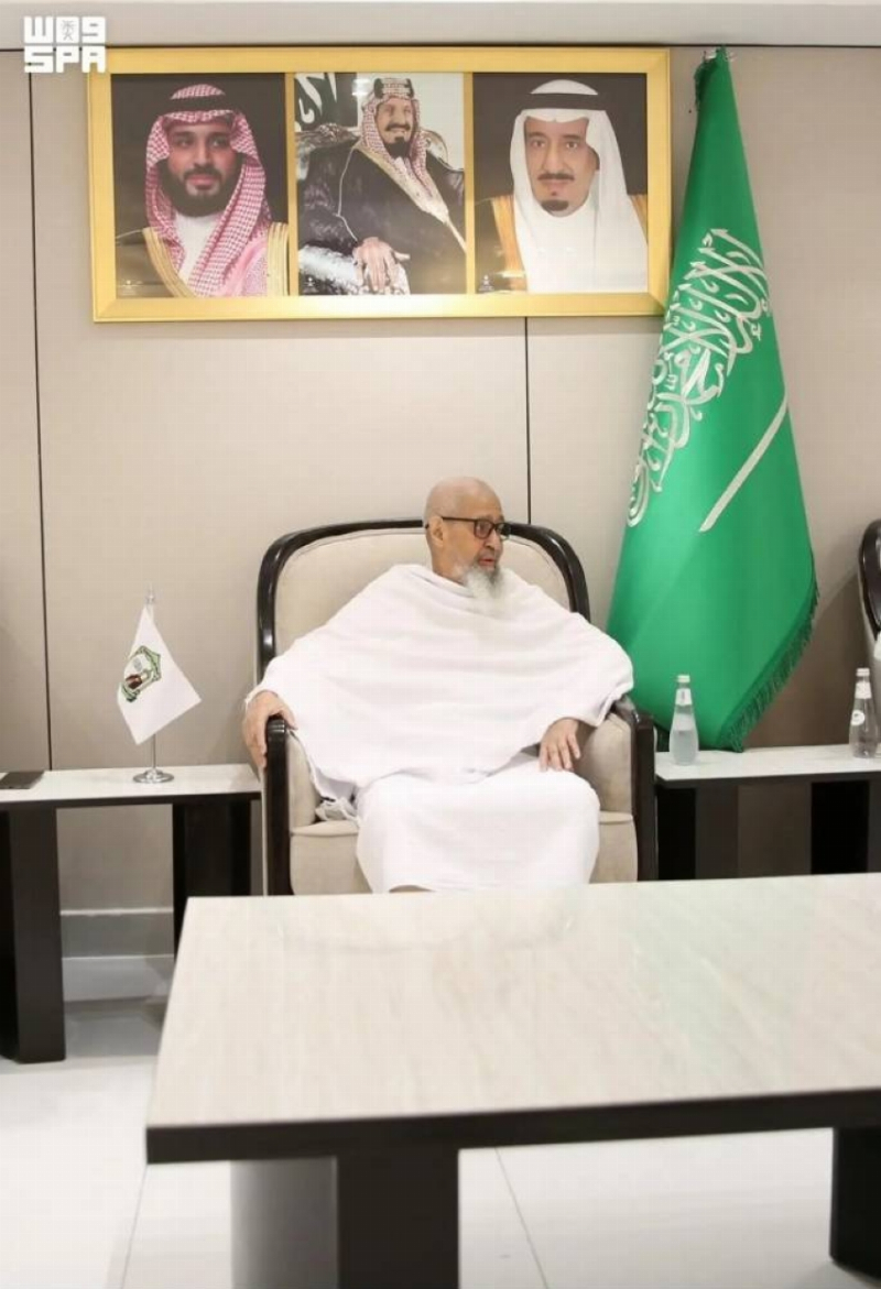 مفتي عام المملكة يصل إلى مشعر منى