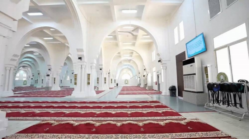 الشؤون الإسلامية ترفع جاهزية مسجد المشعر الحرام بمزدلفة