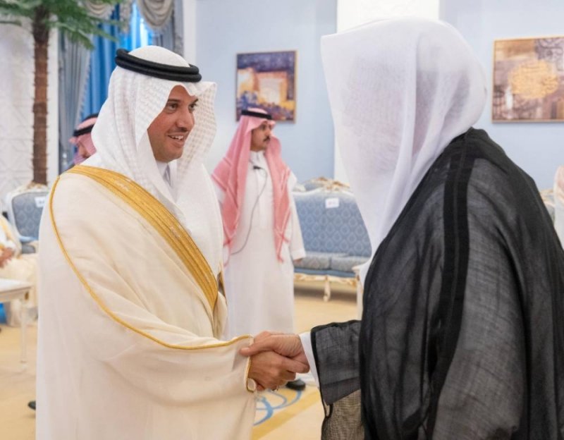 محافظ الأحساء يستقبل المهنئين بعيد الأضحى المبارك