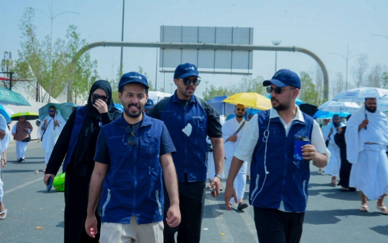 “مائي” تعزيز الوعي بأهمية ترشيد المياه بـ(11) لغة عالمية في مخيمات منى