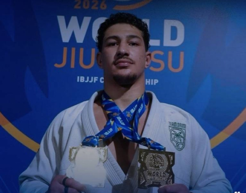 “عمر ندا” يُحقق ميداليتين ذهبيتين في بطولة العالم للاتحاد البرازيلي