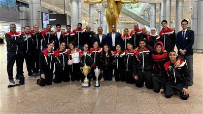 بعثة منتخب مصر للسباحة تصل القاهرة بعد التتويج ببطولة إفريقيا بوهران 2026