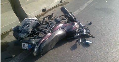 مصرع سائق إثر انقلاب موتوسيكل فى عين شمس