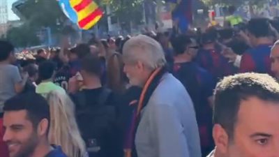 برشلونة ضد الريال.. حافلة ريال مدريد تتعرض لاعتداء جماهيري قبل مباراة برشلونة