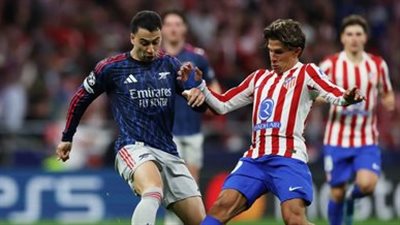 آرسنال ضد أتلتيكو مدريد.. موعد مباراة آرسنال وأتلتيكو مدريد في إياب نصف نهائي دوري أبطال أوروبا والقنوات الناقلة