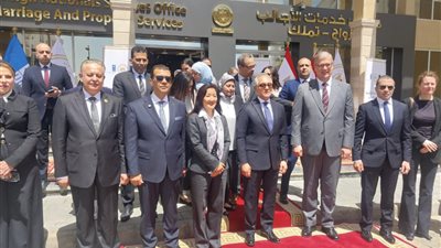 وزير العدل يفتتح مكتب المساعدة القانونية للأجانب بالعاصمة الإدارية