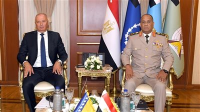 وزير الدفاع والإنتاج الحربي يلتقى نائب رئيس مجلس الوزراء وزير دفاع البوسنة والهرسك