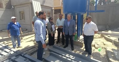 نائب محافظ الجيزة يتابع مشروع الصرف الصحى بالمناطق المحرومة بكرداسة