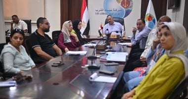 رئيس «مياه القناة» يبحث رفع كفاءة أحواض التهوية والترسيب بمحطة MK ببورسعيد