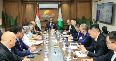 محافظ الجيزة يلتقى وفدا من منطقة شيوتشو الصينية لبحث التعاون الثنائى