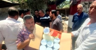 الغش وصل عصير القصب.. ضبط مادة خطيرة تستخدم للتبييض داخل محل فى طوخ