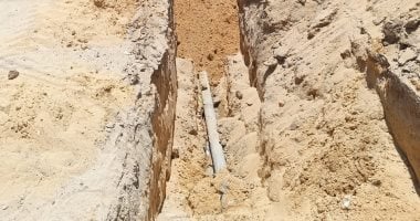 مياه القناة: استخراج جذور الأشجار من شبكات قرية الفردان وإعادة الخدمة كاملة