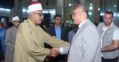 محافظ الإسكندرية يشهد احتفال رأس السنة الهجرية بمسجد سيدي أبي العباس المرسي