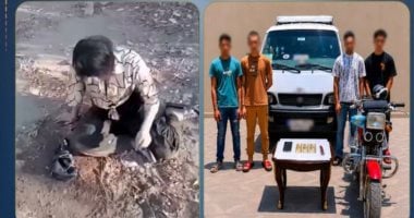 ضبط المتهمين بالتعدى على سيدة وإلقائها بمجرى مائى.. فيديو