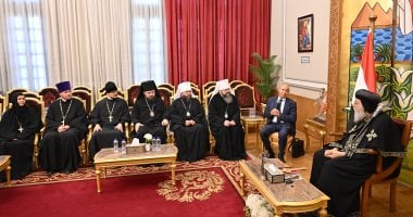البابا تواضروس الثانى يستقبل وفدًا من الكنيسة الروسية