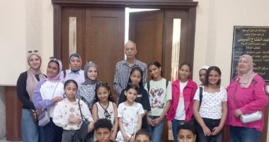 طلاب مدرسة “الفتح الابتدائية” فى زيارة لمركز الإسماعيلية للوثائق