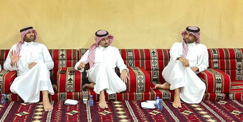 أمراء يعزون في وفاة ابن قويد