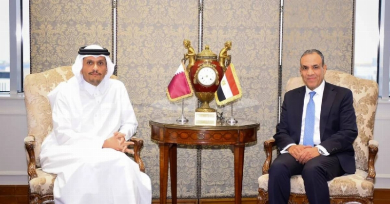 وزيرا خارجيتيْ مصر وقطر يناقشان التطورات الإقليمية