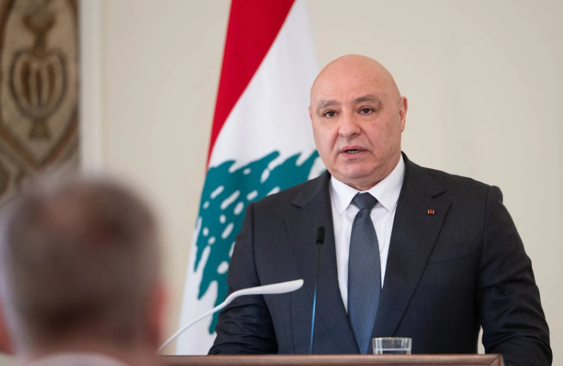 الرئيس اللبناني: الاتفاق الإطاري خطوة أولى على طريق استعادة السيادة اللبنانية على كامل أراضيه