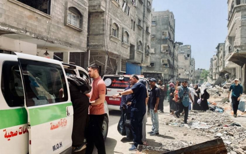 إصابة عشرات الفلسطينيين في قصف الاحتلال على غزة
