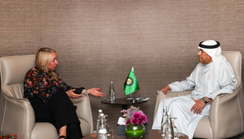 البديوي يبحث مع سفيرة إستونيا المستجدات الإقليمية والدولية