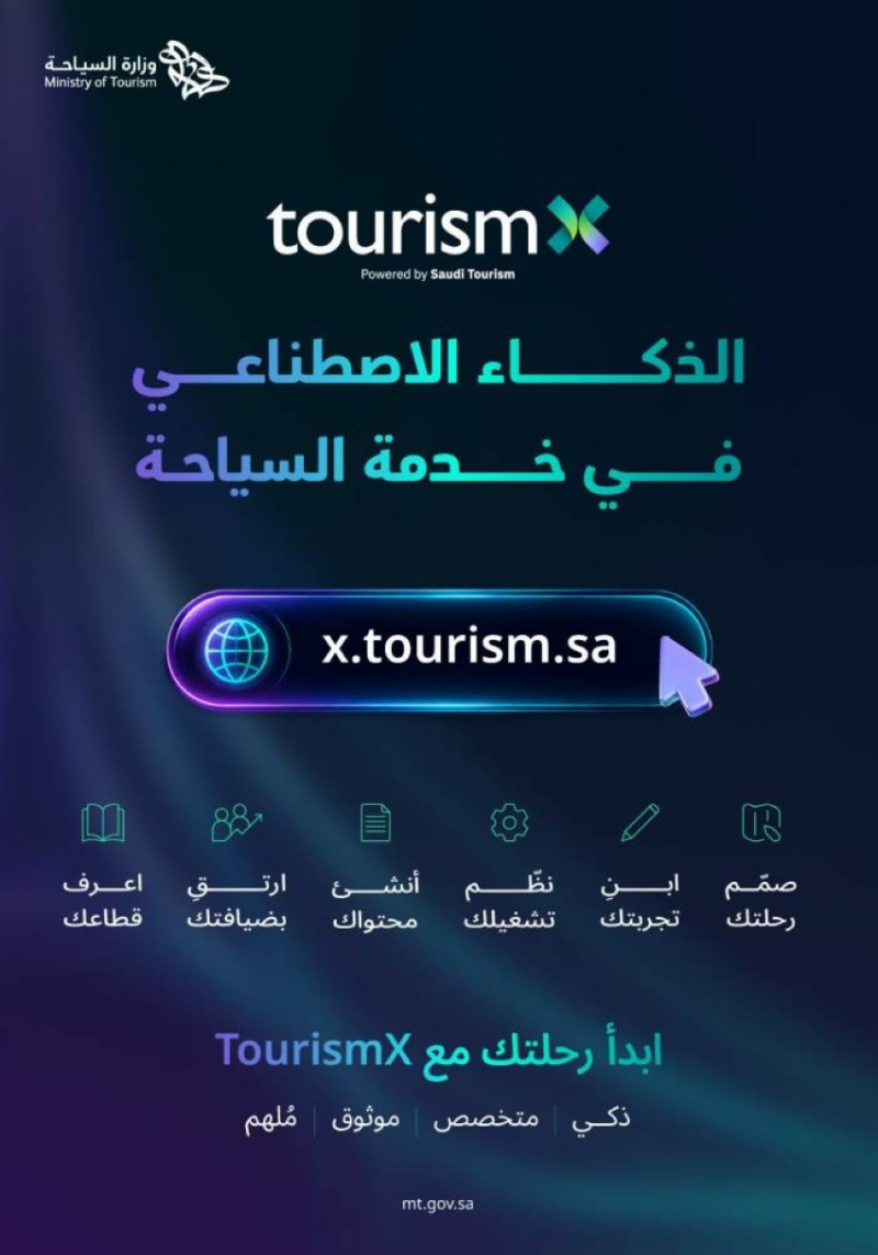 وزارة السياحة تطلق رؤية الذكاء الاصطناعي السياحي