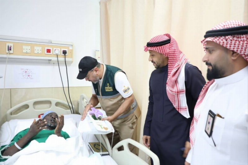 مجمع الملك عبدالله الطبي بجدة يستضيف فرعي وزارة الحج والعمرة والصحة لزيارة الحجاج المنومين