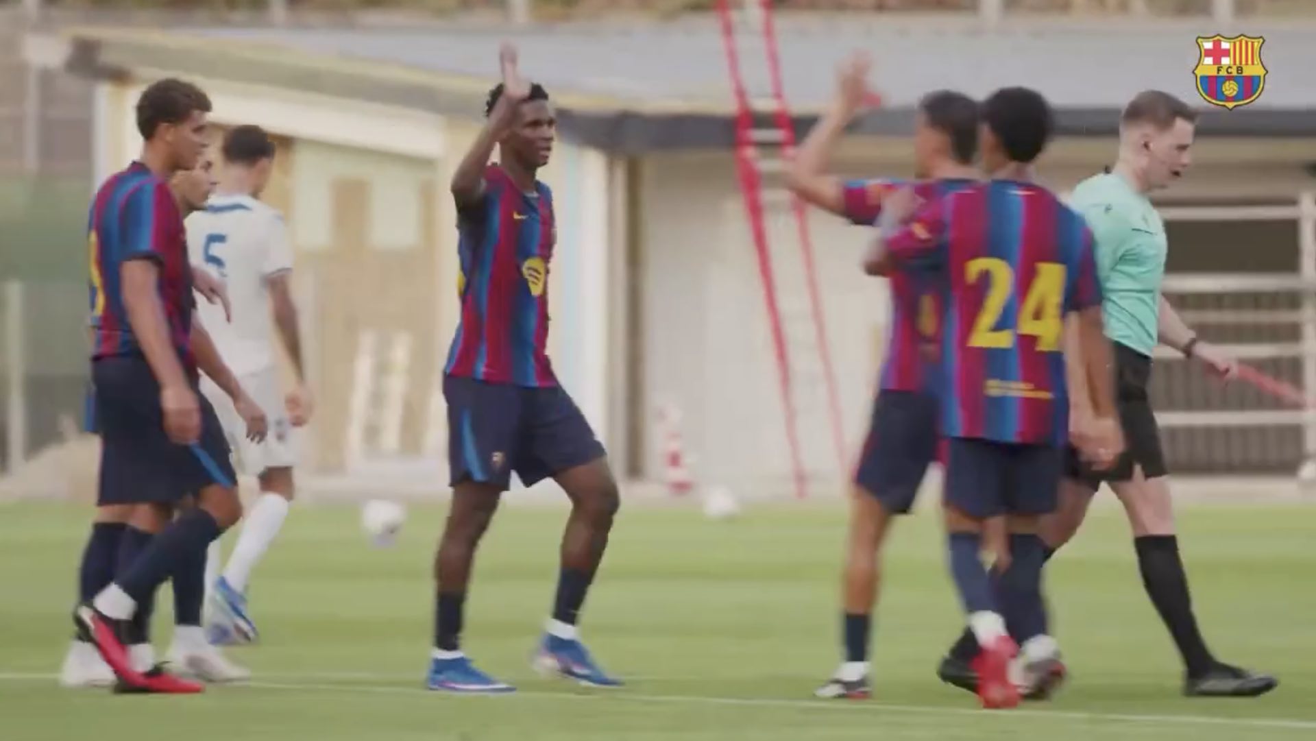 أهداف مباراة برشلونة ويوروبا (4-1) مباراة ودية