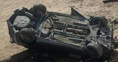 مصرع شخص وإصابة 4 آخرين في حادث انقلاب واحتراق سيارة بالساحل الشمالي