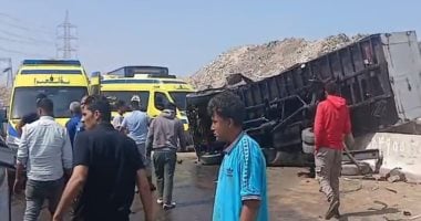 ننشر أسماء مصابي حادث تصادم تريلا وأتوبيس في الإسكندرية