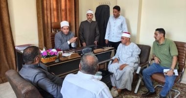 مدير أوقاف شمال سيناء يجري مرورا مفاجئا على إدارة بئر العبد.. تفاصيل