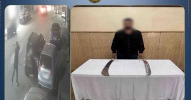 ضبط المتهم بتهشيم سيارة بسلاح بسبب خلافات جيرة
