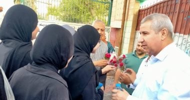 حداد داخل لجنة الثانوية العامة بفاقوس بعد وفاة الطالبة جنة هاني