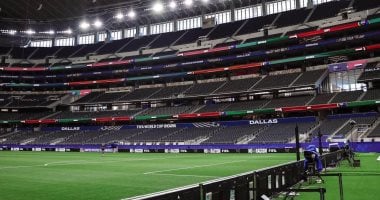 اتحاد الكرة يوثق تجهيزات ملعب مباراة مصر وأستراليا في كأس العالم 2026.. صور