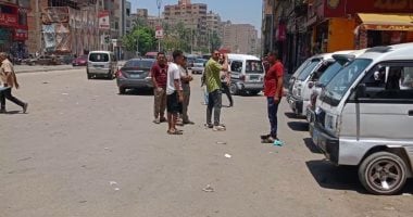 محافظة الجيزة تنفذ حملة لفض الموقف العشوائى للتوك توك بمنطقة المجزر الآلى