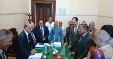 تكريم المستشار رفعت عامر رئيس جنايات مستأنف الإسكندرية لبلوغه سن التقاعد