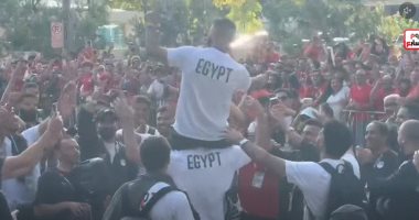 فرحة مالهاش آخر.. لاعيبة المنتخب بيرقصوا ويحتفلوا فى تكساس.. فيديو