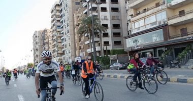 ماراثون للدراجات على كورنيش بنى سويف تحت شعار “لياقة كل المصريين”