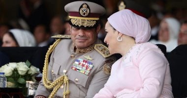 بصور جديدة بجوار الرئيس من مقر القيادة الاستراتيجية.. السيدة انتصار السيسى: لحظة فخر وحب