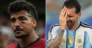 بعد إصابة الرأس.. هل يواجه ميسي مصير حسام عبد المجيد بمنع اللعب وفقا لقواعد الفيفا؟
