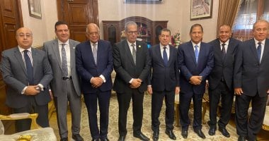 رئيس محكمة استئناف القاهرة يستقبل رئيس مجلس النواب الأسبق