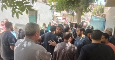تشييع جثمان طفل توفى أثناء التدريب بحمام سباحة نادى غزل المحلة