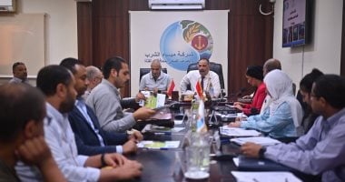 رئيس مياه القناة يستقبل اللجنة الوزارية لتقييم الأداء ودعم التطوير المؤسسي