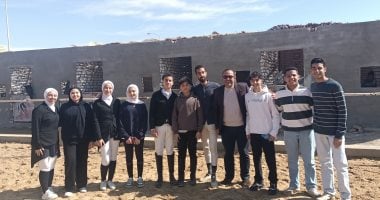 طلاب وطالبات بنى سويف يشاركون فى أول فريق للفروسية بمركز التنمية الشبابية