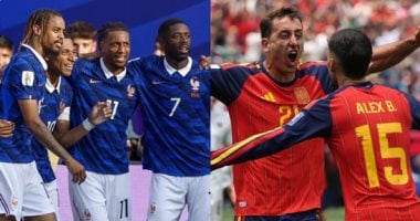 انطلاق مباراة فرنسا ضد إسبانيا في نصف نهائي كأس العالم