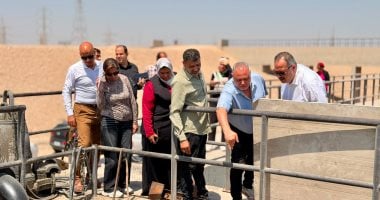رئيس مياه القناة يتابع أعمال الإحلال والتجديد بمحطة معالجة عتاقة بالسويس