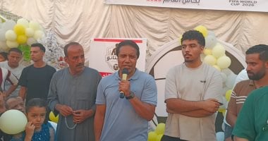 محمد عبد الواحد مدرب المنتخب يوجه رسالة شكر لأهالى قريته بالمنوفية.. مباشر