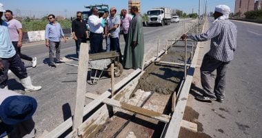 تطوير الطريق الدائري في أسيوط.. خطة متكاملة بطول 2160 مترًا.. صور