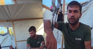 “بقدم بترتها الحرب وقلب أنهكه الفقد”.. فادي شقورة ناجٍ يحمل جراحه وجراح عائلته بقدم واحدة في قلب غزة.. الشاب يرعى والديه المصابين بعد استشهاد شقيقه.. ويكافح للبقاء ويواصل الصمود وسط أنقاض القطاع وظروف قاسية